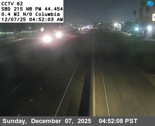 Riverside › North: I-215 : (62) 0.4 Miles N of Columbia