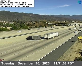 Fontana: Hunters Ridge › North: I-15 : (93) .25mi South Of Summit