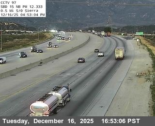 Fontana › North: I-15 : (97) 0.1 Miles S of Sierra