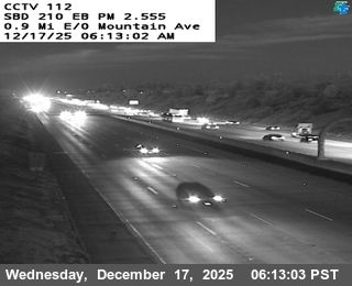 Upland › East: I-210 : (112) 0.9 Miles East of Mountain