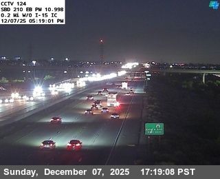Rancho Cucamonga › East: I-210 : (124) 0.2 Miles East of I-15