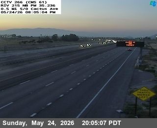 West March › North: I-215 : (266) 0.5 Miles South of Cactus Avenue