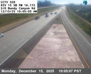 Wildomar › South: I-15 : (320) South of Bundy Canyon Road