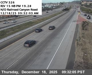 Lake Elsinore › North: I-15 : (326) North of Railroad Canyon Road