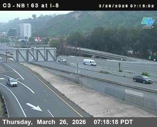San Diego: Mission Valley › North: C003) SR-163 : I-8