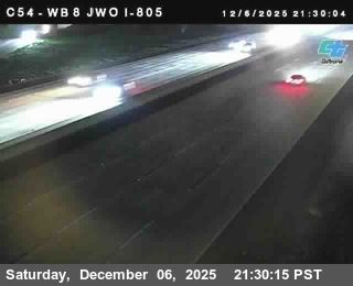 San Diego: Mission Valley › West: C 054) I-8 : Just West Of I-805