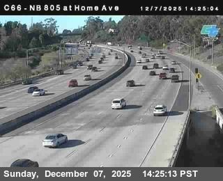 San Diego: Ridgeview › North: C066) NB 805 : Home Avenue (On Ramp