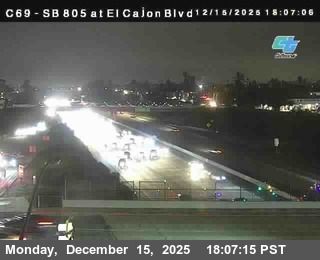 San Diego: North Park › South: C069) I-805 : El Cajon Boulevard (On Ramp