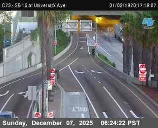 San Diego: East San Diego › South: C073) I-15 : University Avenue