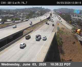 Escondido › South: C090) I-15 : Just South of SR-78