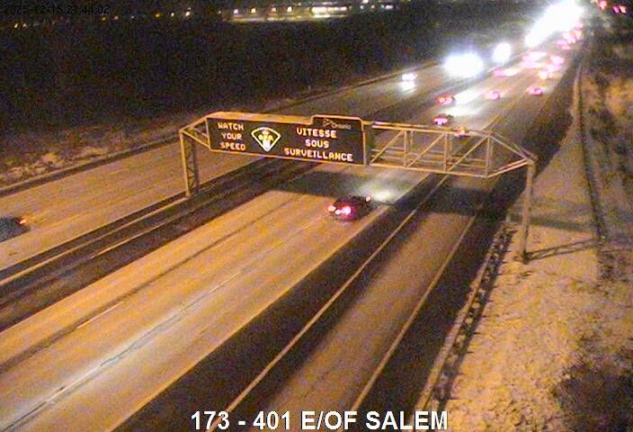 Ajax: Highway 401 East of Salem Road