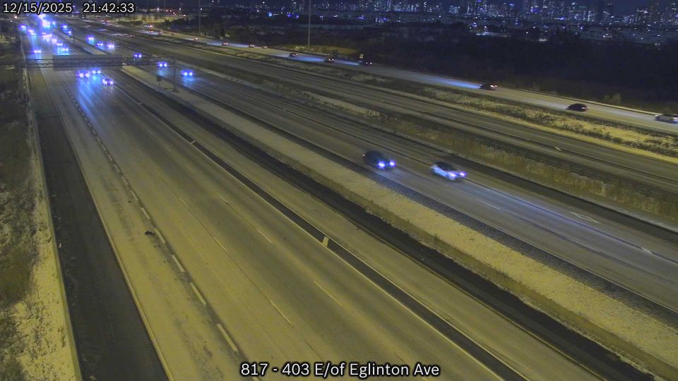 Mississauga: Highway 403 East of Eglinton Avenue