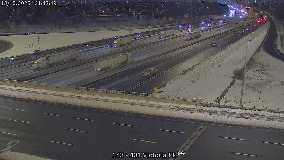 Toronto: Highway 401 near Victoria Park Avenue
