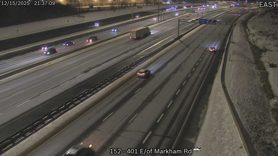 Scarborough: Highway 401 East of Markham Road