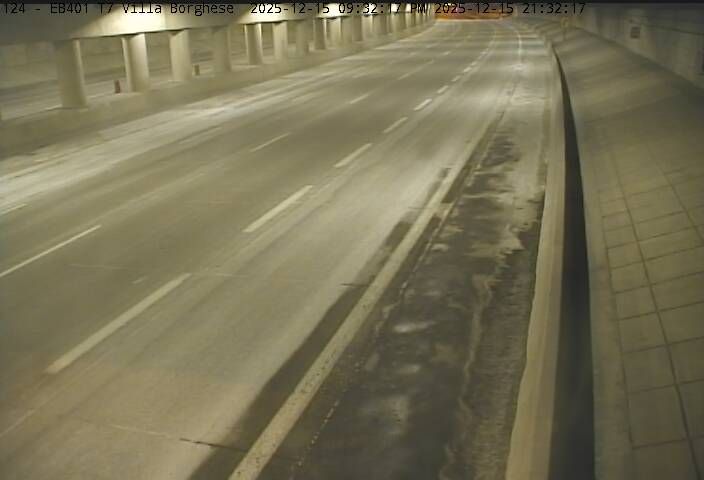 Lasalle: Highway 401 in Villa Borghese Tunnel (East Portal)
