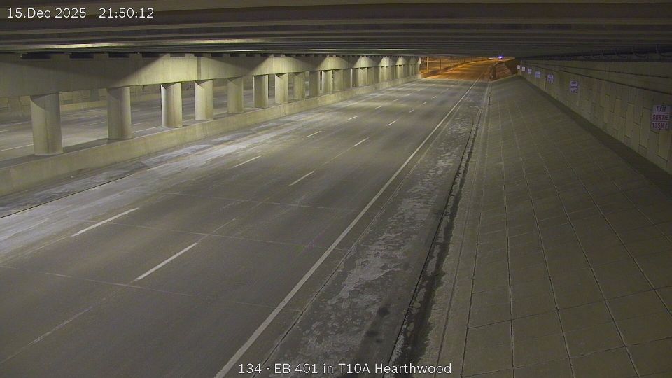 Lasalle: Oliver: Highway 401 in Hearthwood Tunnel (East Portal)