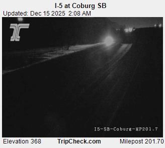 Coburg: I-5 at - SB