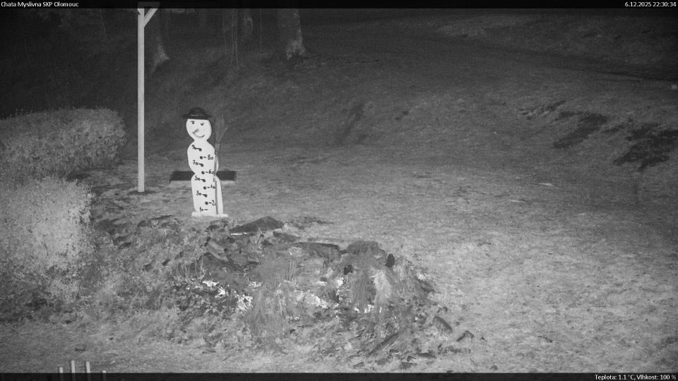 Dolni Moravice: Nova Ves u Rymarova: Chata Myslivna SKP Olomouc - Běžecký lyžařský areál Nová Ves - horní část