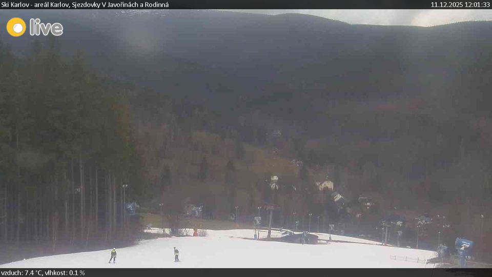 Mala Moravka: Karlov pod Pradedem: Ski Karlov - areál Karlov - Sjezdovky V Javořinách a Rodinná