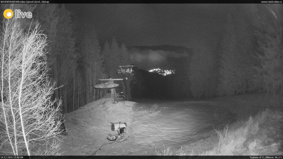 Lipova-lazne: Horni Lipova: SKICENTRUM Miroslav Lipová Lázně - Výstupní stanice lanové dráhy