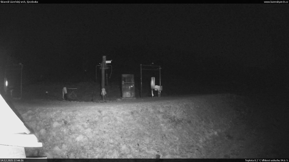 Lipova-lazne: Dolni Lipova: Skiareál Lázeňský vrch - Sjezdovka