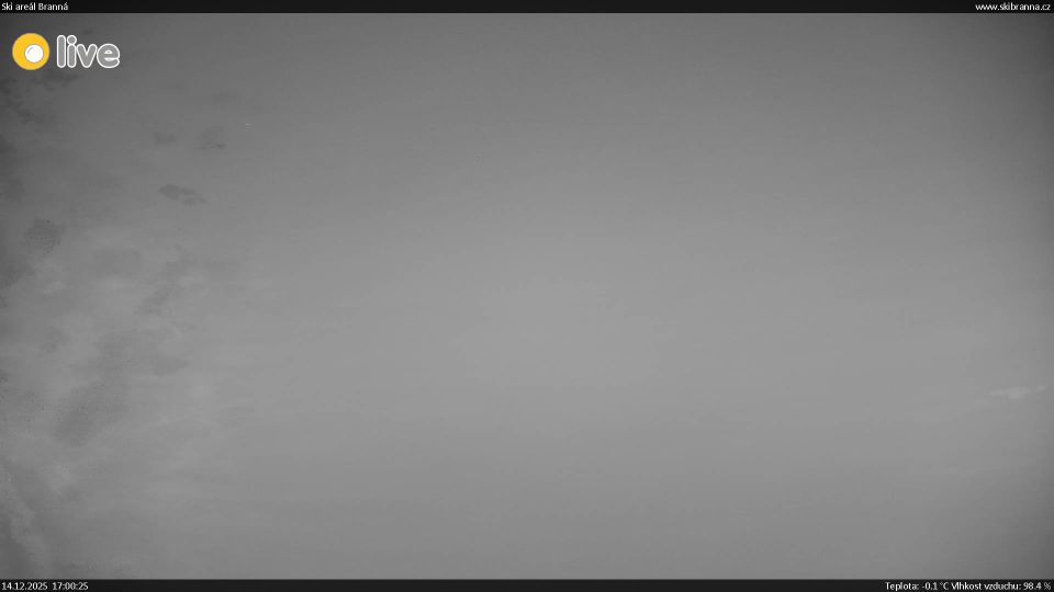 Branna: Branna u Sumperka: Ski areál Branná - Ski Branná - horní kamera