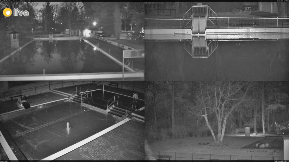 Bystrice pod Hostynem: Koupaliště - Sdružený snímek