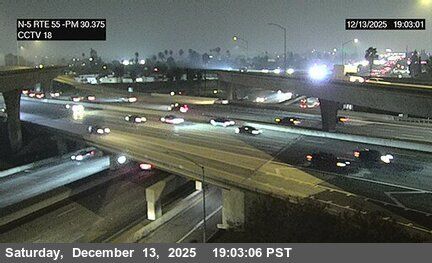 Tustin › North: I-5 : (18) SR-55