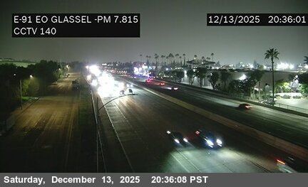 Anaheim › East: SR-91 : (140) East of Glassell Street