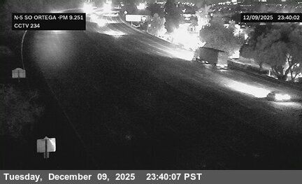 San Juan Capistrano › North: I-5 : (234) South of Ortega Highway (San Juan Creek