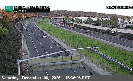 Rancho Santa Margarita › North: SR-241 : (244) Banderas 530 Meters North of Antonio Parkway Undercross