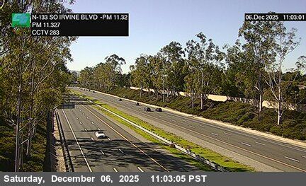 Irvine: Woodbury East › North: SR-133 : (283) S/O Irvine Blvd Overcross