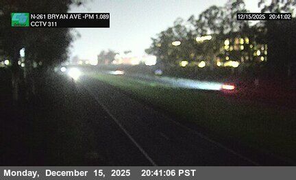 Irvine: Myford › North: SR-261 : (311) 100 Meters South of Bryan Avenue Overcross