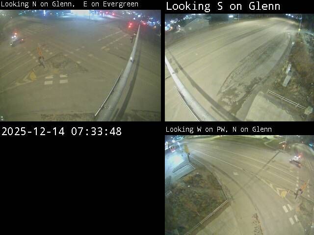 Palmer: Glenn Hwy - Wasilla Hwy - Evergreen Rd