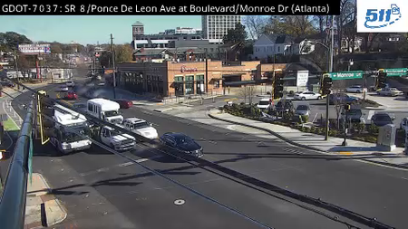 Claiborne Hill: I-12 (Traffic closest to this camera is traveling westbound on I-12)