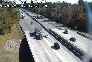 Denham Springs: I-12 at West Colyell Creek Brdg