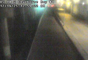 New Orleans: French Quarter: US 90 at Claiborne Ramp