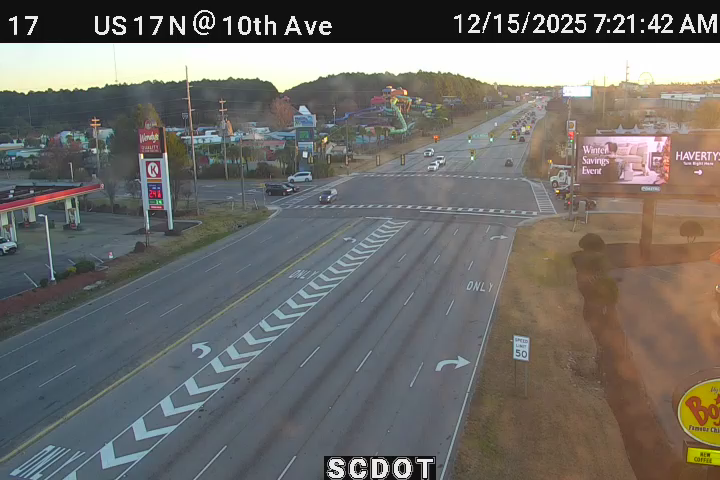 Myrtle Beach: US 17 N @ 10th Ave (Joe White Blvd)