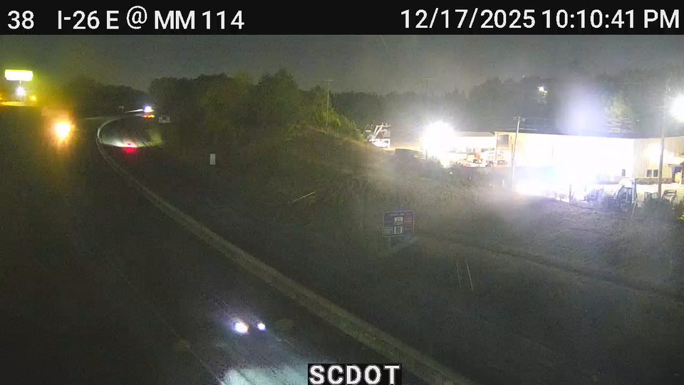 Kinsler: I-26 E @ MM 114 (Old Dunbar Rd)