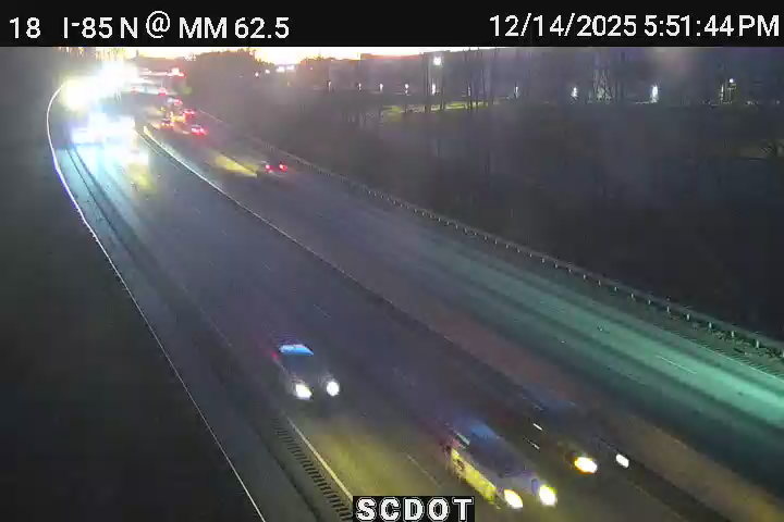 Startex: I-85 N @ MM 62.5