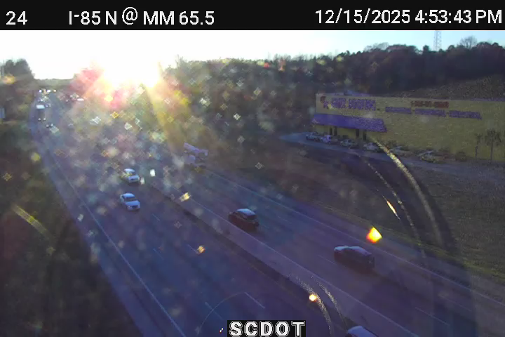 Snoddy: I-85 S @ MM 65.5 (Nazareth Rd)
