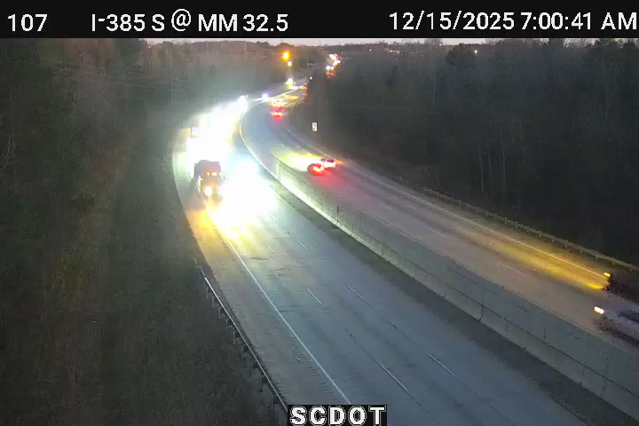 Montclaire: I-385 S @ MM 32.5