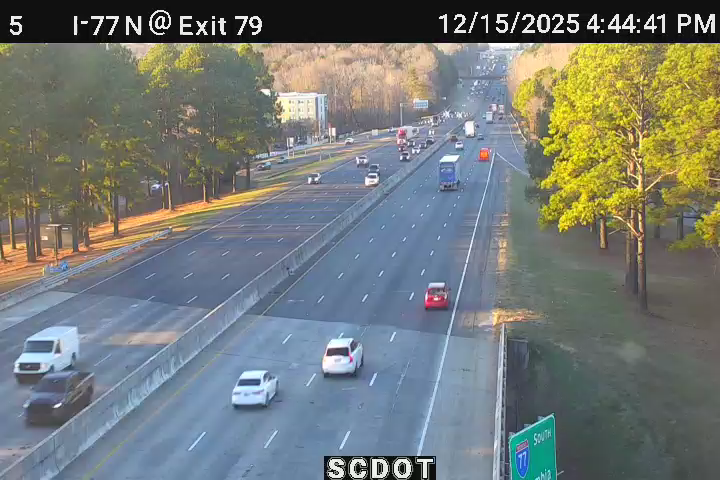 Rock Hill: I-77 N @ MM 79