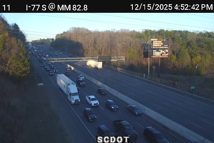 Riverview: I-77 S @ MM 82.8