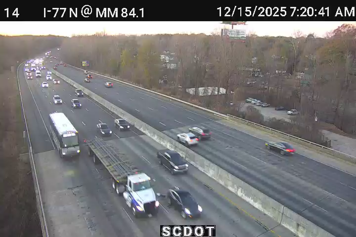 Riverview: I-77 N @ MM 84.1