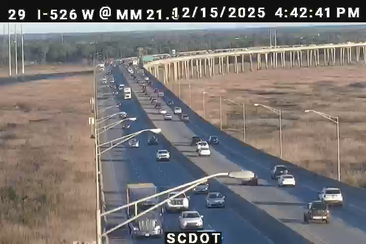 Charleston: I-526 W @ MM 21.5 (Don Holt (Down)