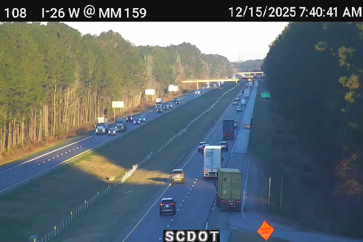 Bowman: I-26 W @ MM 159