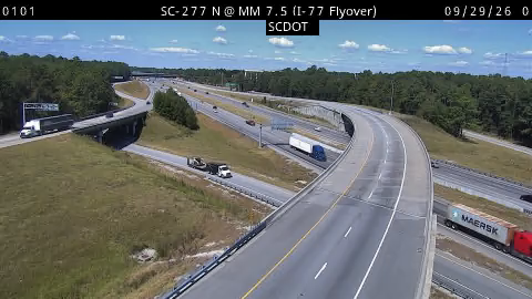 Rosinville: SC-277 N @ MM 7.5 (I-77 Flyover)
