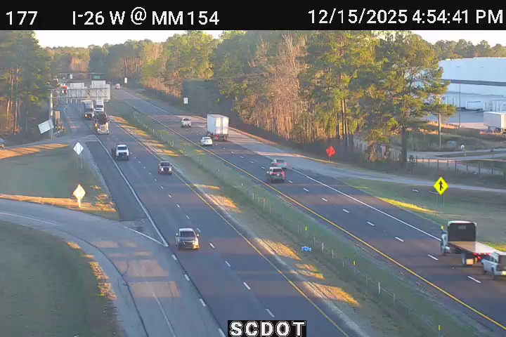 Cameron: I-26 W @ MM 154 (US 301)