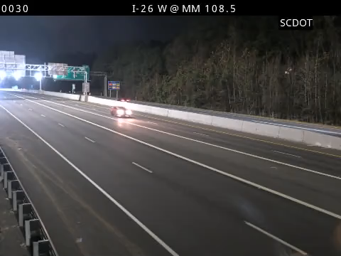 West Columbia: I-26 W @ MM 108.5